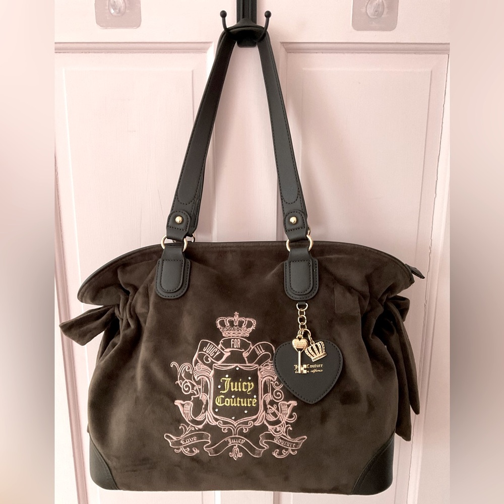 Juicy Couture “Juicy for all” tote and wallet in brown
